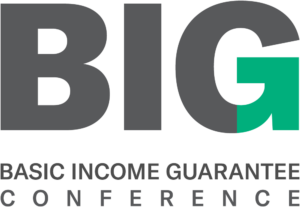 Logo for the BIG, The Basic Income Guarantee Conference