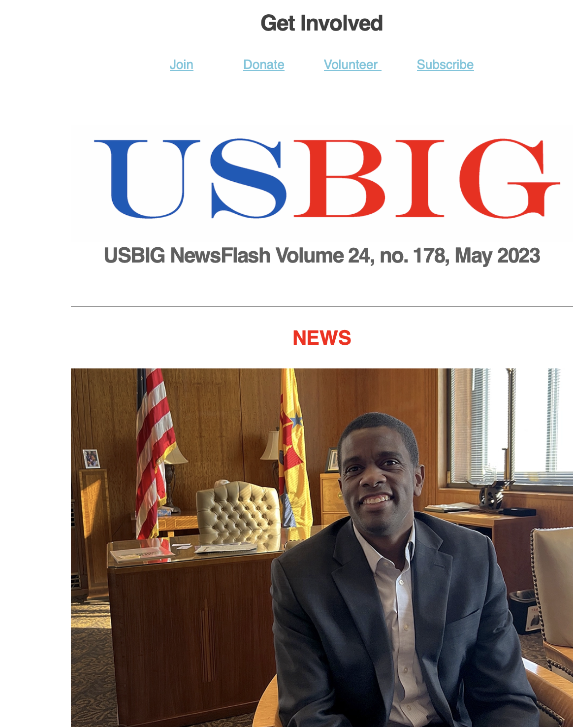 USBIG Newsflash, May 2023