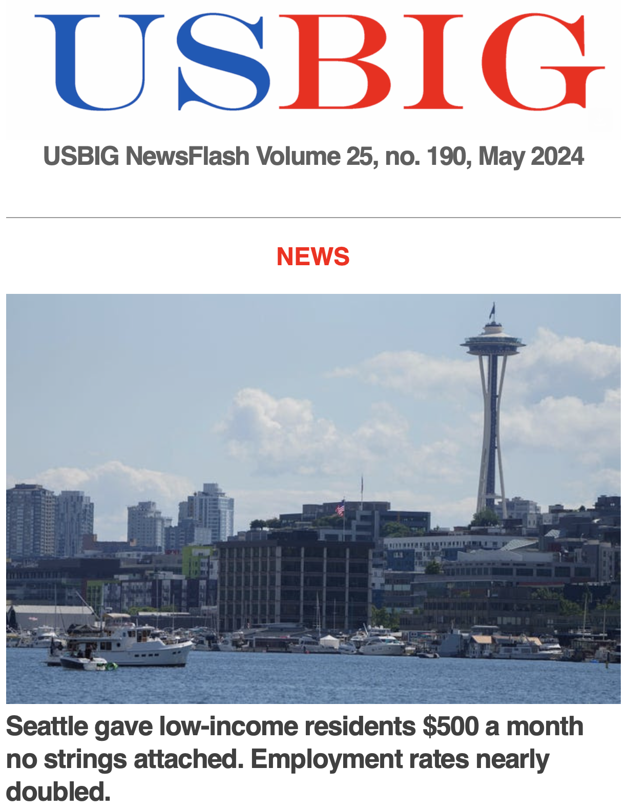 USBIG Newsflash, March 2024