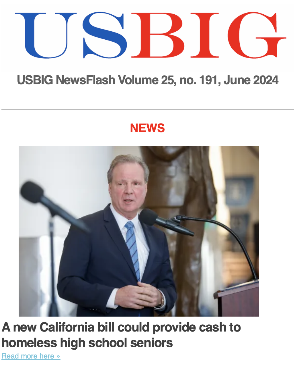 USBIG Newsflash, July 2024