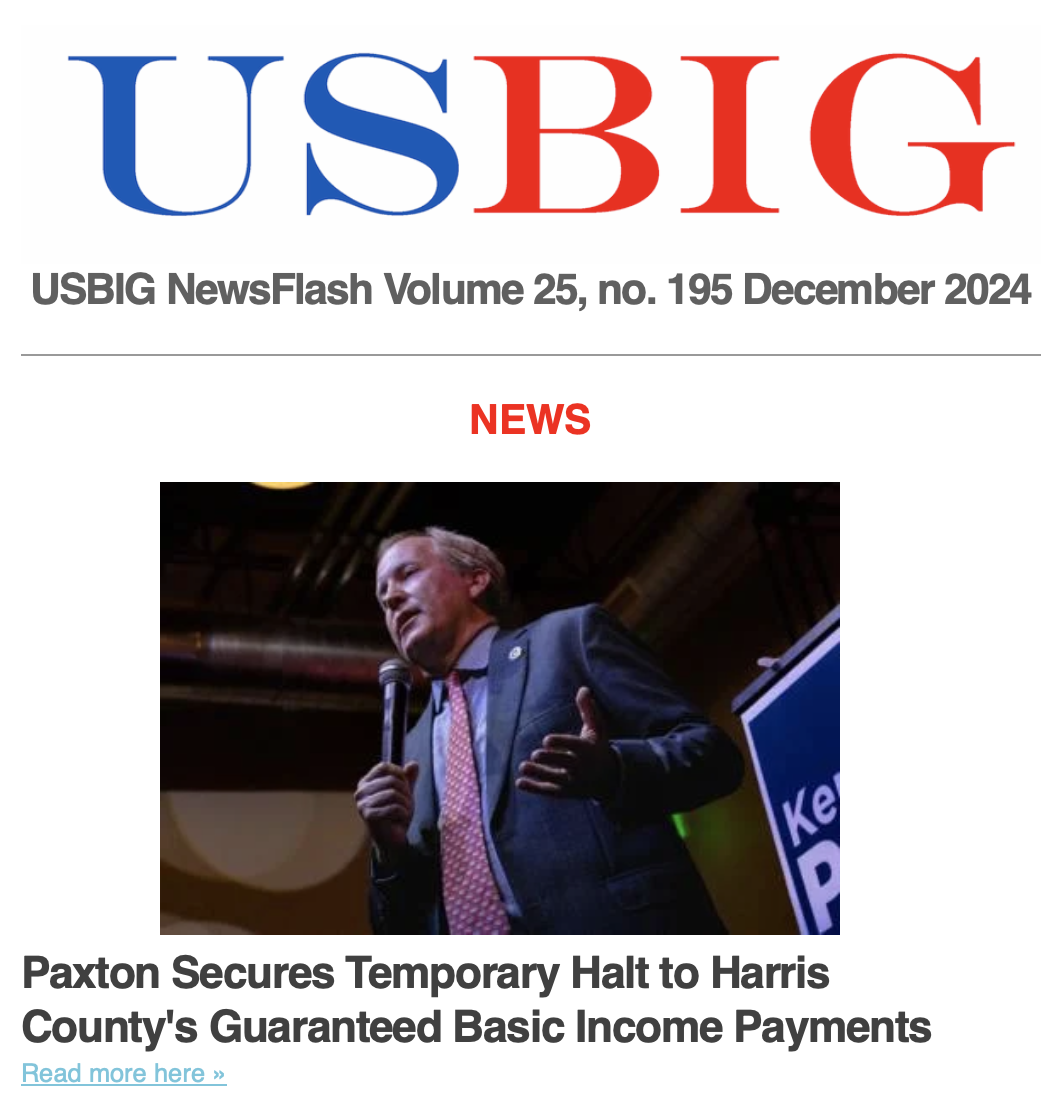 USBIG Newsflash, December 2024